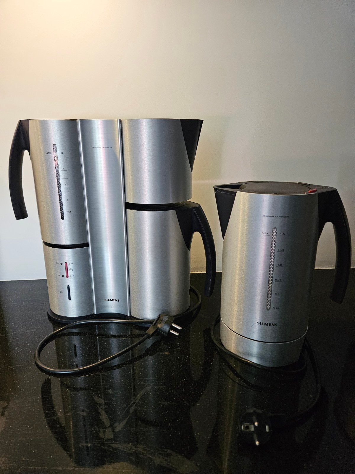 Siemens Porsche Design Koffiezetapparaat & Waterkoker, Ophalen, Gebruikt, Overige modellen, Gemalen koffie