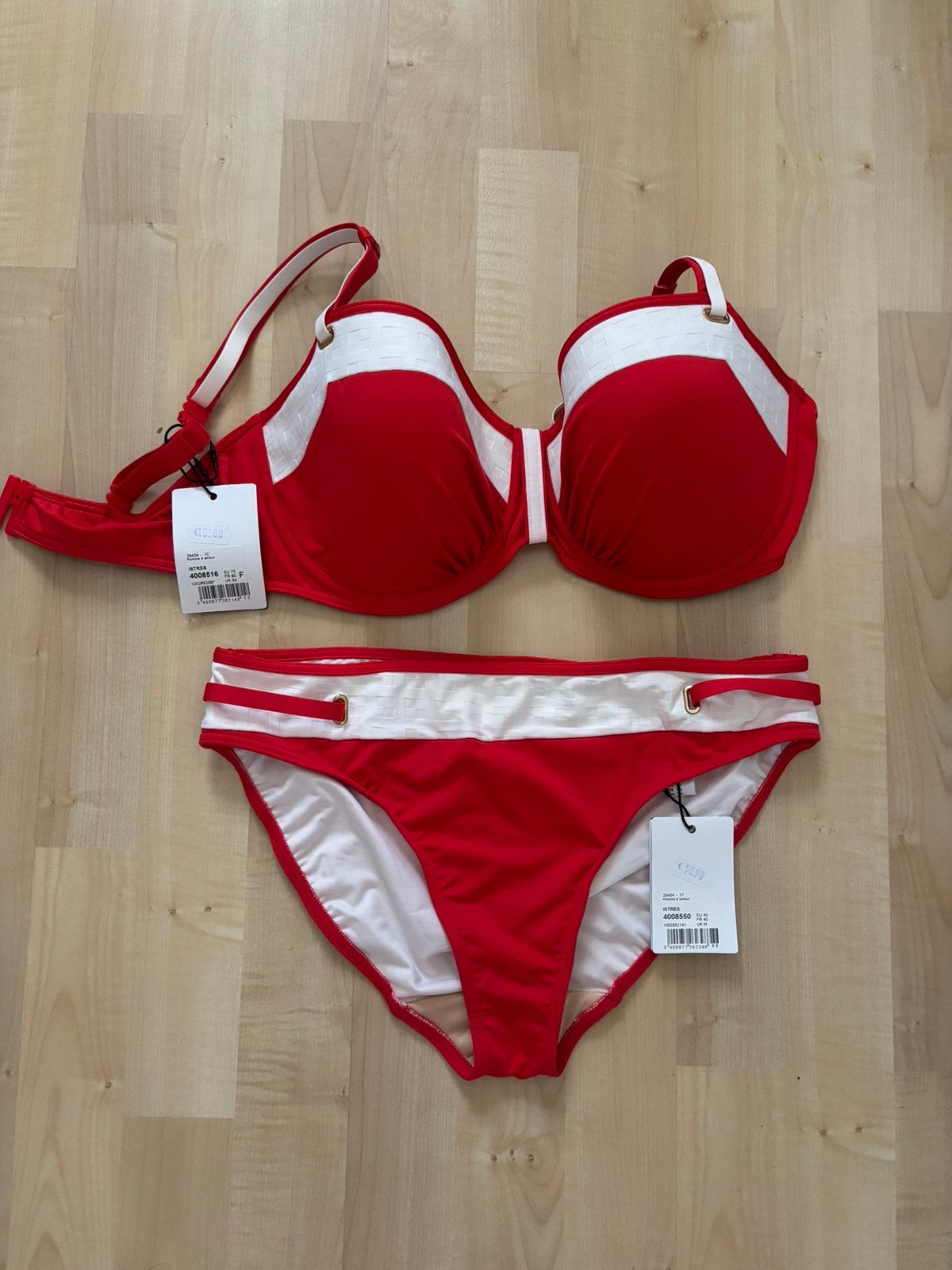PrimaDonna swimwear bikini maat 75F en 40 nieuw, Ophalen of Verzenden, Nieuw, Rood, Bikini