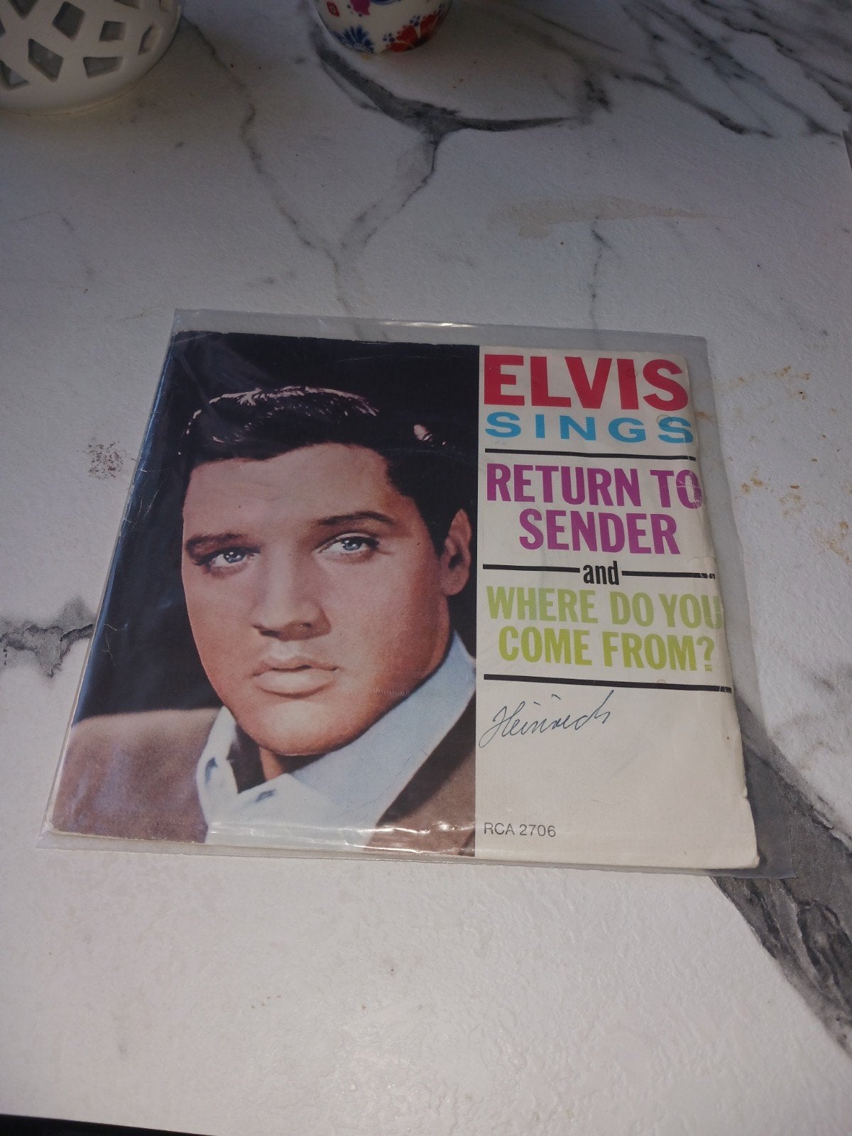 Elvis Presley - Return To Sender / Where Do You Come From?, Gebruikt, Originele persing, 7 inch, Single