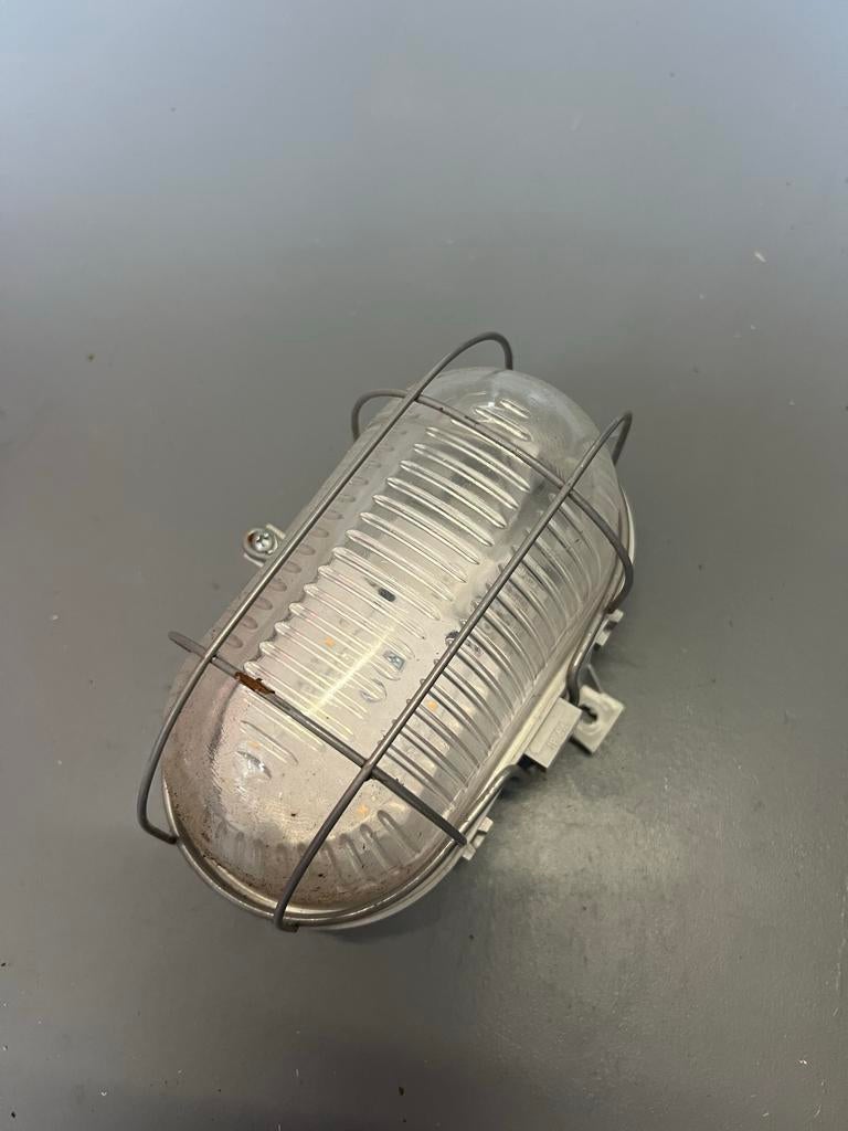 Lena Lighting OVAL LED 3W SM.GREY Buitenlamp IP44, Tuin en Terras, Buitenverlichting, Ophalen, Kunststof, Minder dan 50 watt, Wandlamp