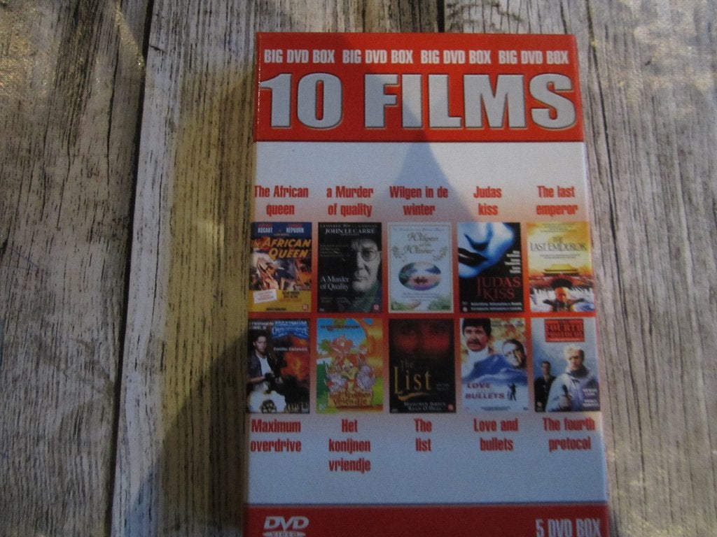 Big Box Collection 10 Film Op 5 Dvd’s, Gebruikt, Boxset, Actie, Ophalen of Verzenden
