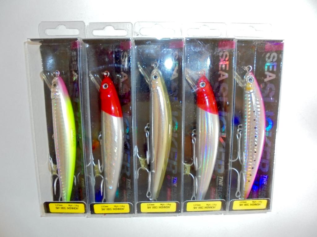 Jatsui Zeebaars Minnow Sea Slicker SW 12cm 18g Floating., Watersport en Boten, Hengelsport | Zeevissen, Nieuw, Overige typen, Ophalen of Verzenden
