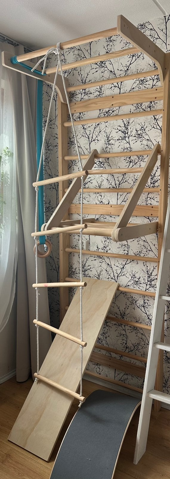 Wand klimrek voor kinderen, Kinderen en Baby's, Ophalen, Zo goed als nieuw