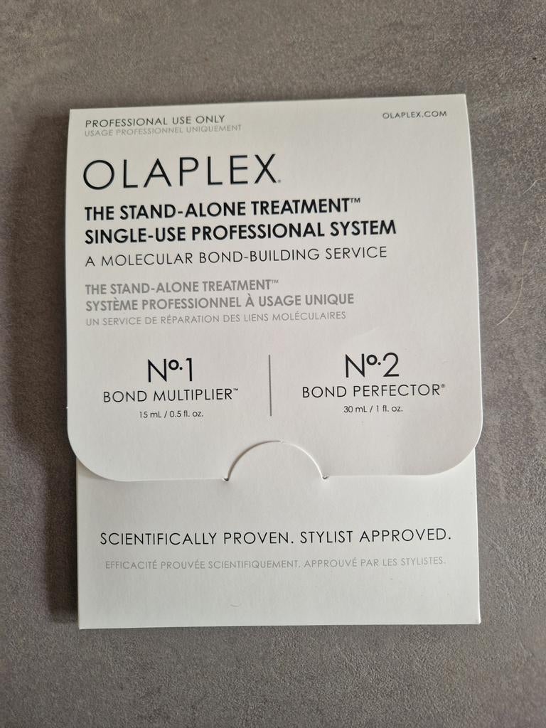 Olaplex 1 en 2 Stand-Alone Treatment - Haarhersteller, Ophalen of Verzenden, Nieuw, Haarverzorger of -hersteller
