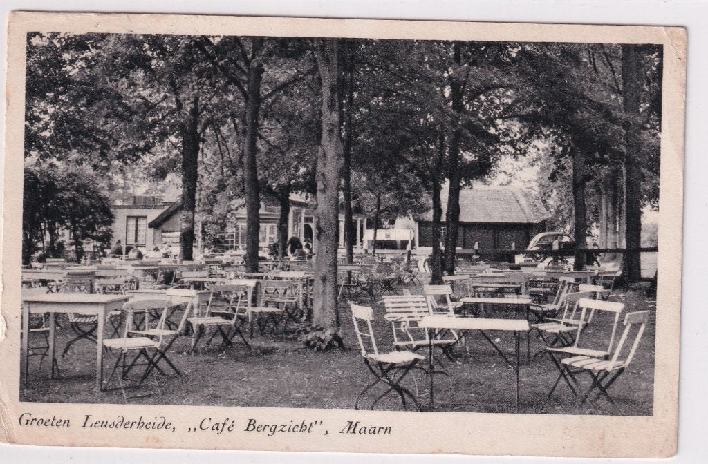 Maarn café Bergzicht, Verzenden, 1940 tot 1960, Gelopen, Utrecht