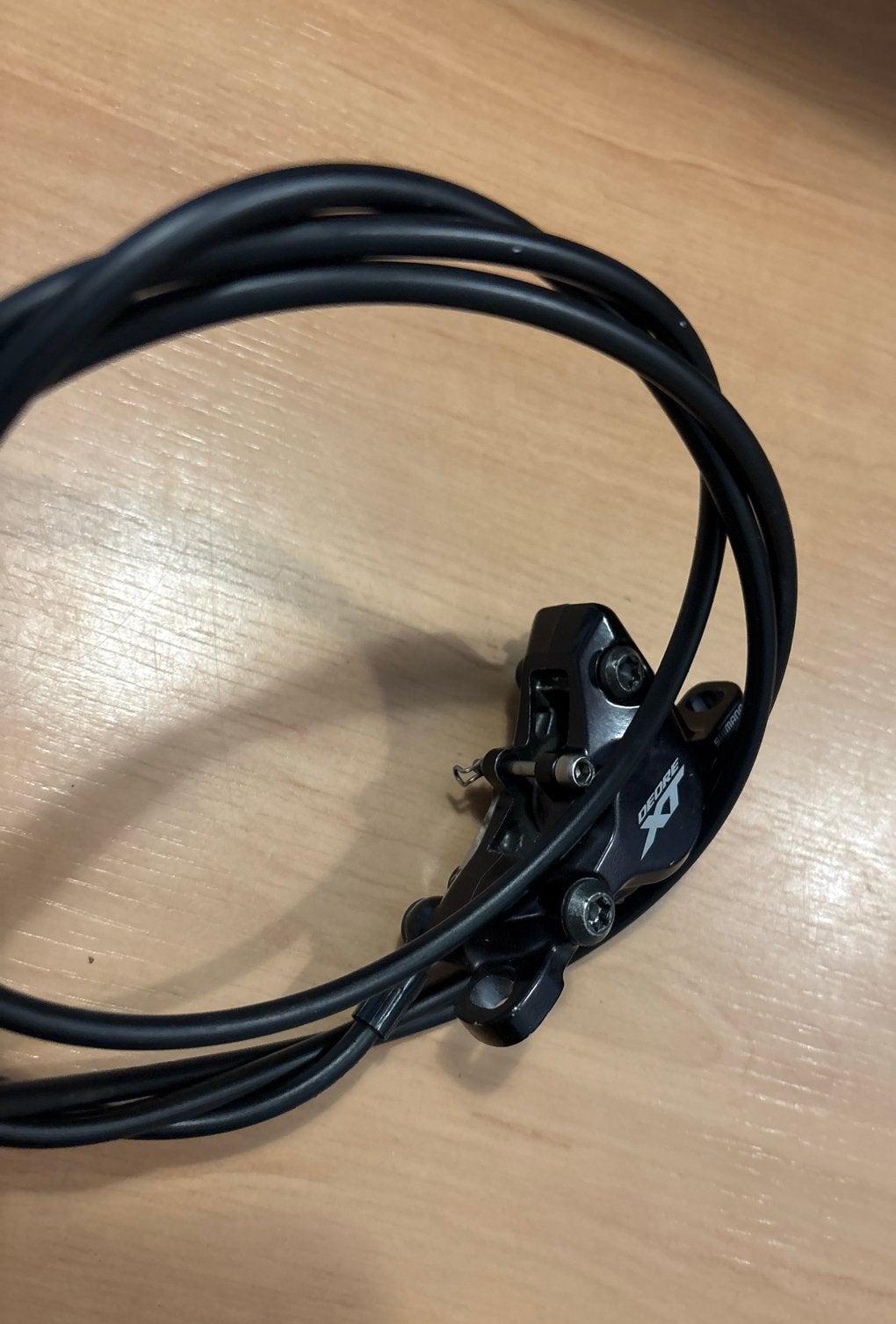 Shimano Deore XT BR-M8100 remklauw met remleiding, Fietsen en Brommers, Remmen, Gebruikt, Ophalen of Verzenden, Aluminium