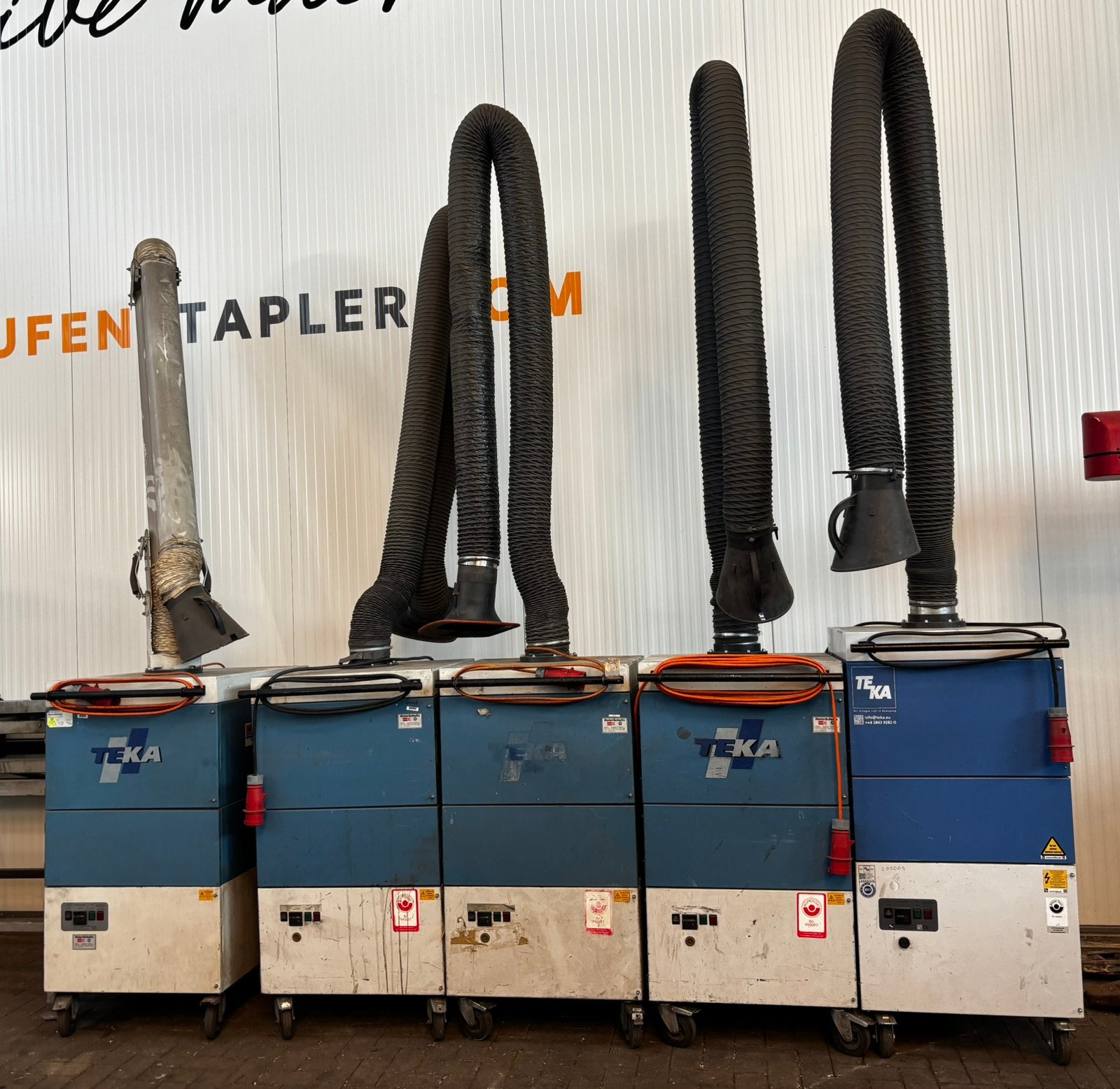 TEKA | Lasdampafzuiging (5x), Ophalen of Verzenden, Gebruikt, 250 ampère of meer, Overige typen