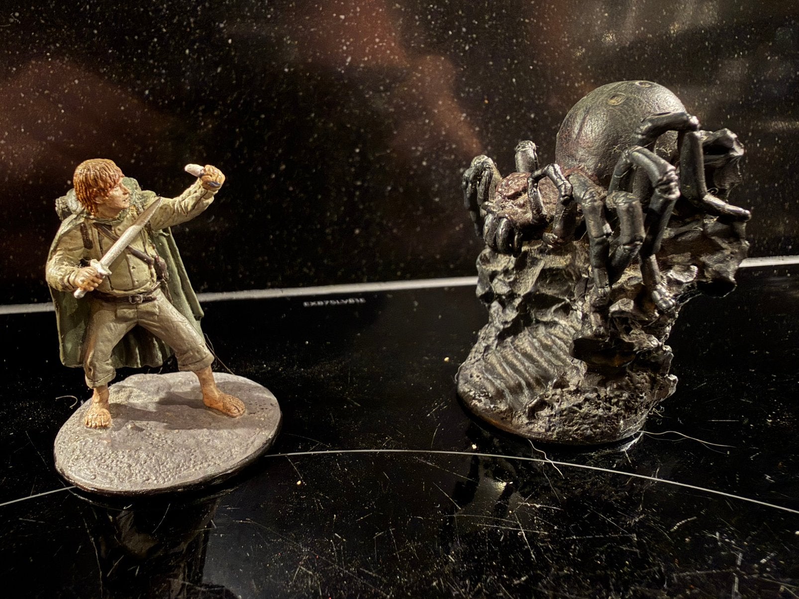 NLP lord of the rings: Sam vs Shelob, Verzamelen, Ophalen of Verzenden, Zo goed als nieuw, Beeldje of Buste