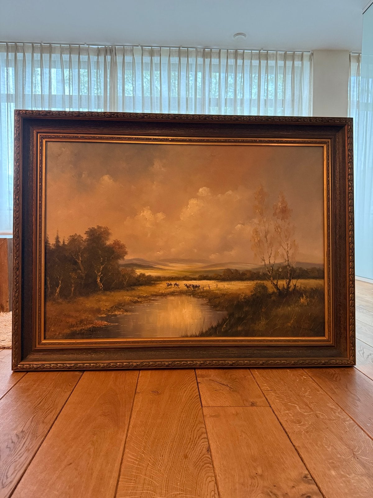 Doek Schutz | Klassiek Landschap Schilderij, Ophalen, Doek, Landschap, Olieverf