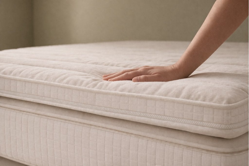 Gel Topper Eléa Doux – stille luxe op je matras, Wonello, Geilenkirchenerstrasse 31, 52538 Birgden-Gangelt Duitsland, Eenpersoons