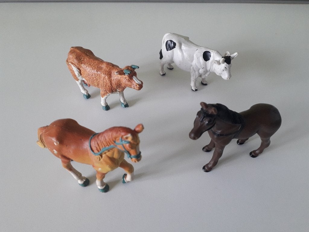 koe   paard    stier    dieren boerderij, Ophalen of Verzenden, Zo goed als nieuw