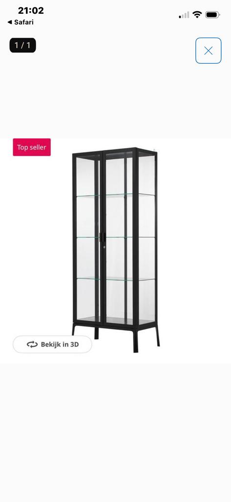 Gezocht: 2 glasplaten Ikea Milsbo 73 cm breedte, Huis en Inrichting, Kasten | Vitrinekasten, Ophalen, 50 tot 100 cm, Zo goed als nieuw