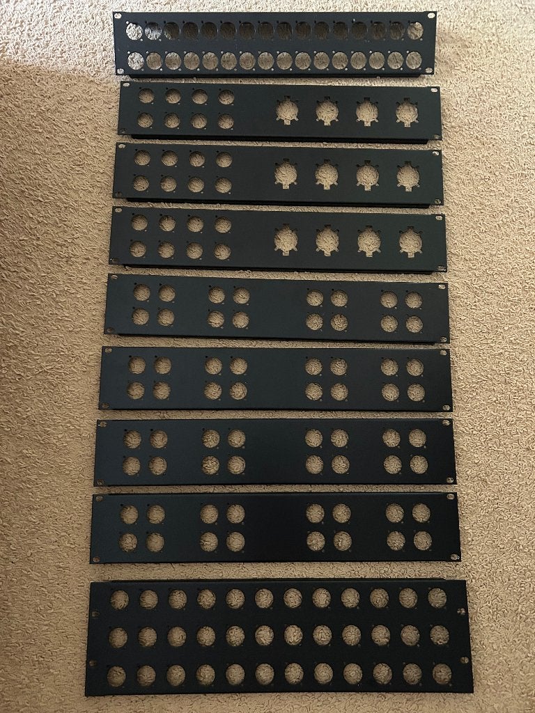 Diverse 19” rack panelen, Ophalen of Verzenden, Nieuw, Overige instrumenten