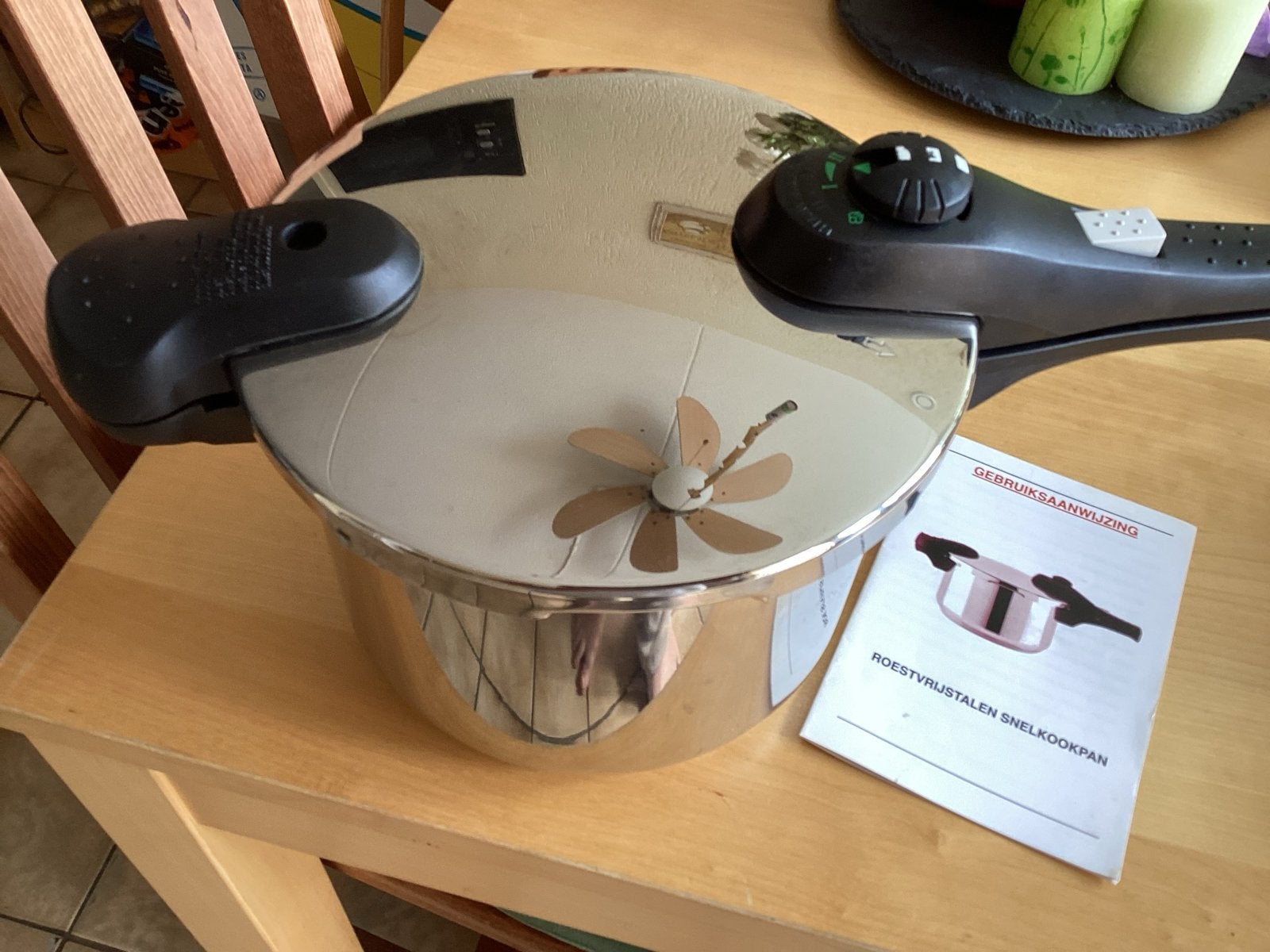 Zgan roestvrijstalen snelkookpan 6 liter, Ophalen, Zo goed als nieuw, Rvs