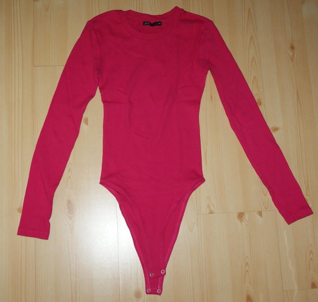 Zara roze truitje met sluiting tussen de benen maat s (164/1, Zara, Ophalen of Verzenden, Roze, Maat 36 (S)