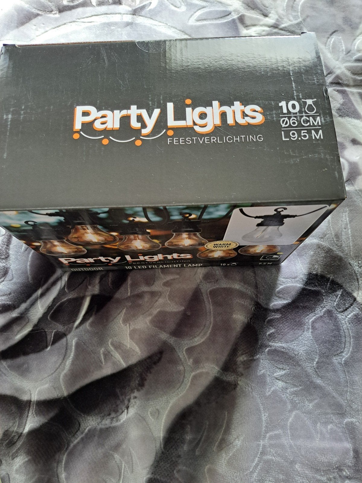 2 dozen Party Lights Feestverlichting - 10 LED Filament Lam, Tuin en Terras, Kunststof, Minder dan 50 watt, Overige typen, Nieuw
