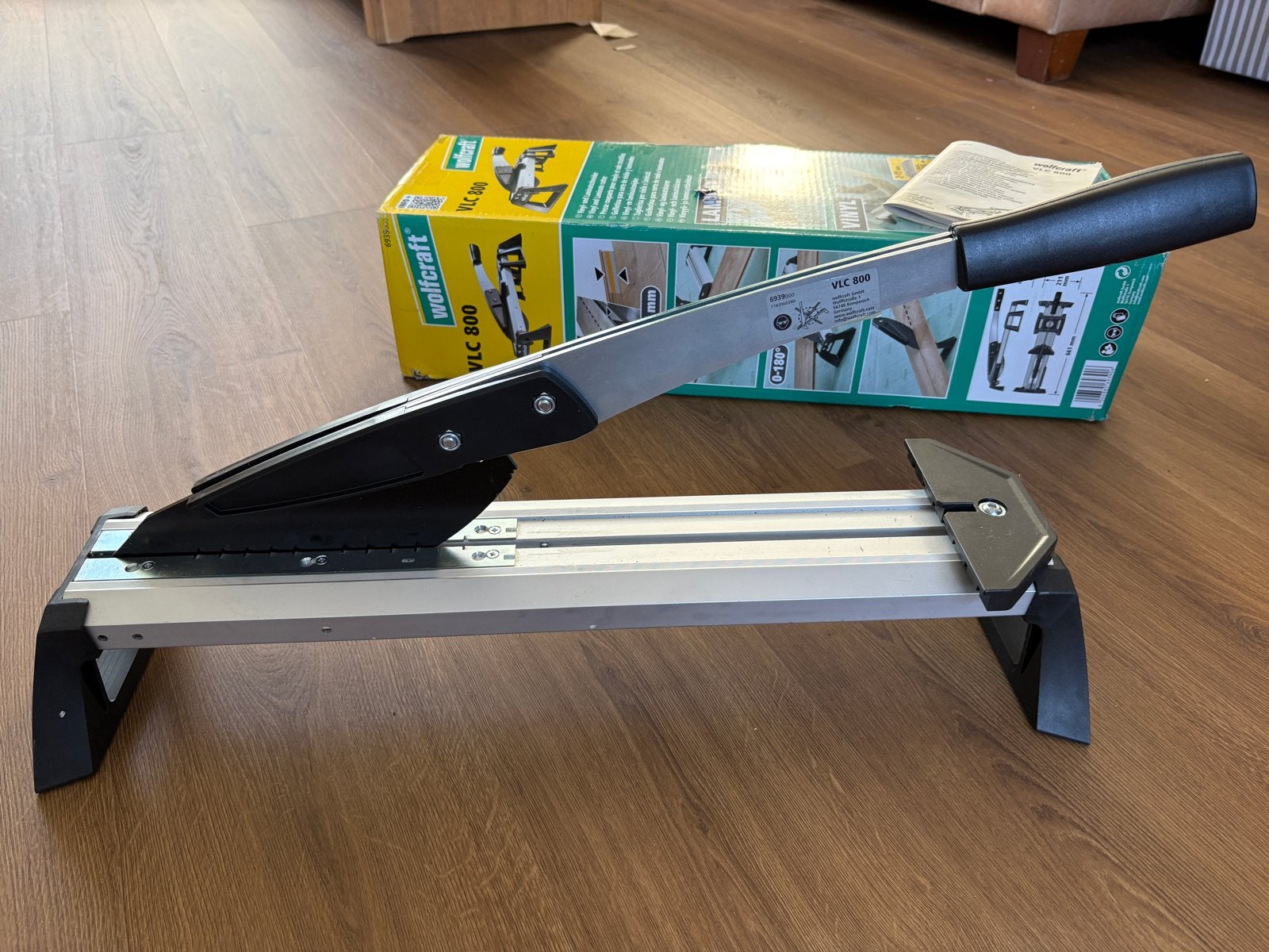 Wolfcraft VLC 800 laminaat- en vinylsnijder, Ophalen of Verzenden, Zo goed als nieuw, Snijgereedschap, Overige merken