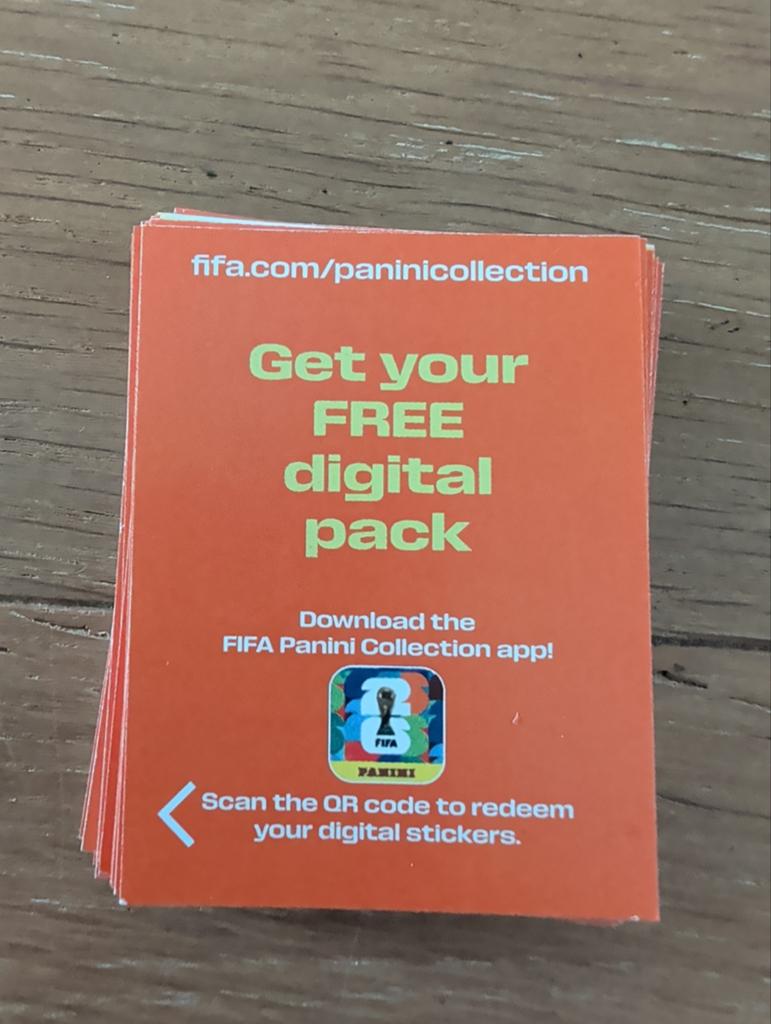 Panini 52 Digital Packs, Ophalen of Verzenden