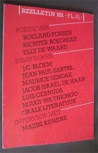 BZZLLETIN : 101 - Poezie Essay's, Ophalen of Verzenden, Zo goed als nieuw