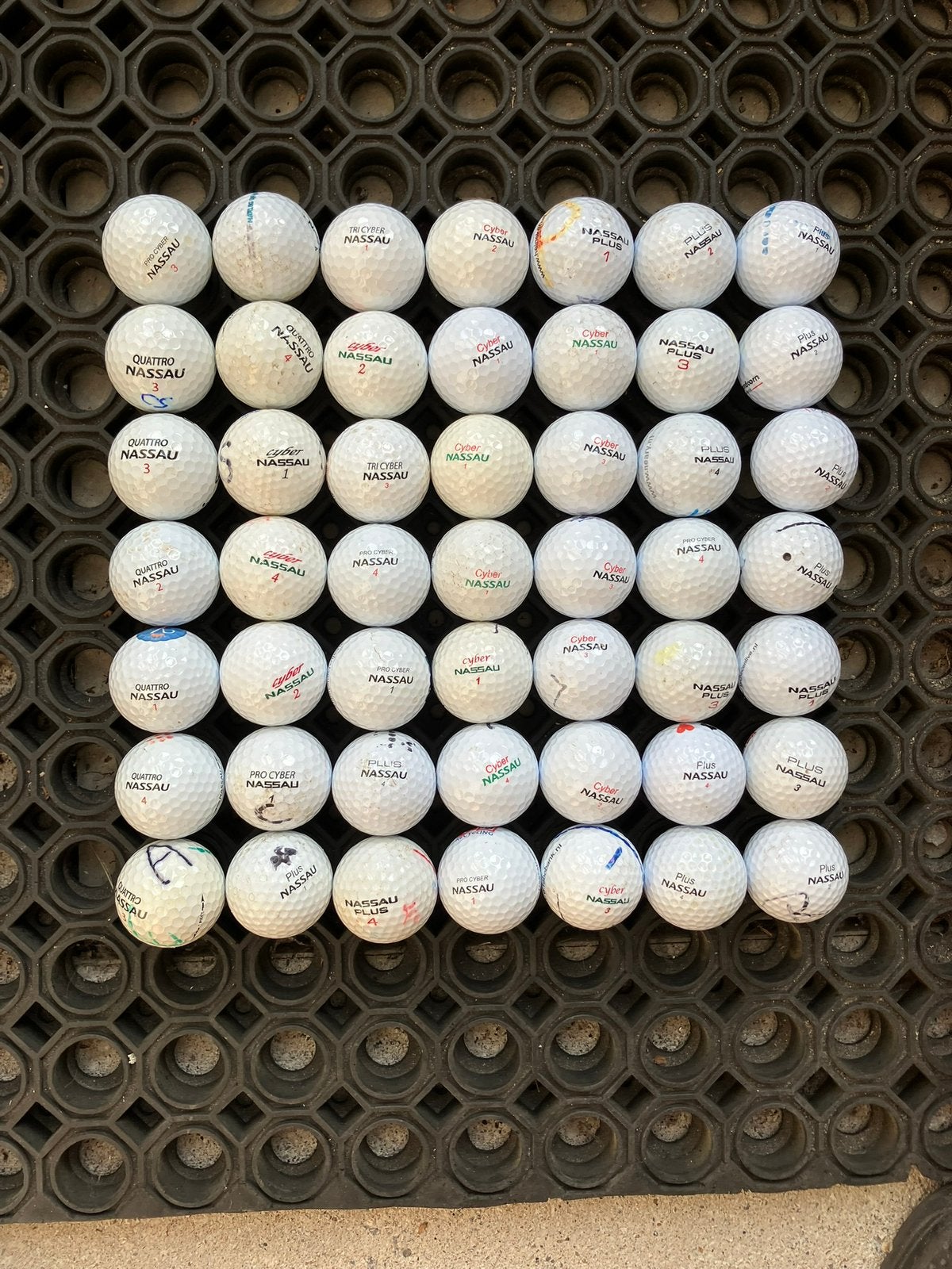 Nassau golfballen, Ophalen of Verzenden, Zo goed als nieuw, Bal(len)