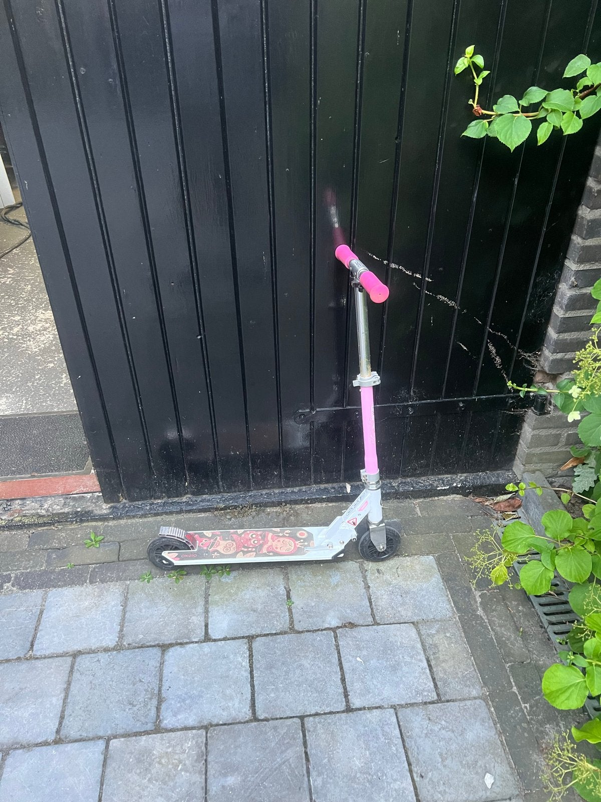 Oxelo kinderstep roze/wit - Gebruikt, Ophalen, Gebruikt, Gewone step