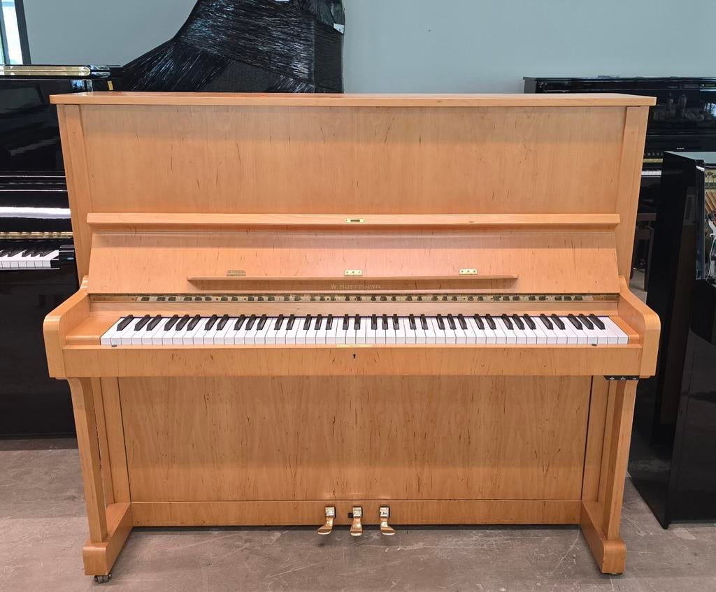W. HOFFMANN piano (Bechstein) met Renner mechaniek, Ophalen of Verzenden, Zo goed als nieuw, Bruin, Piano