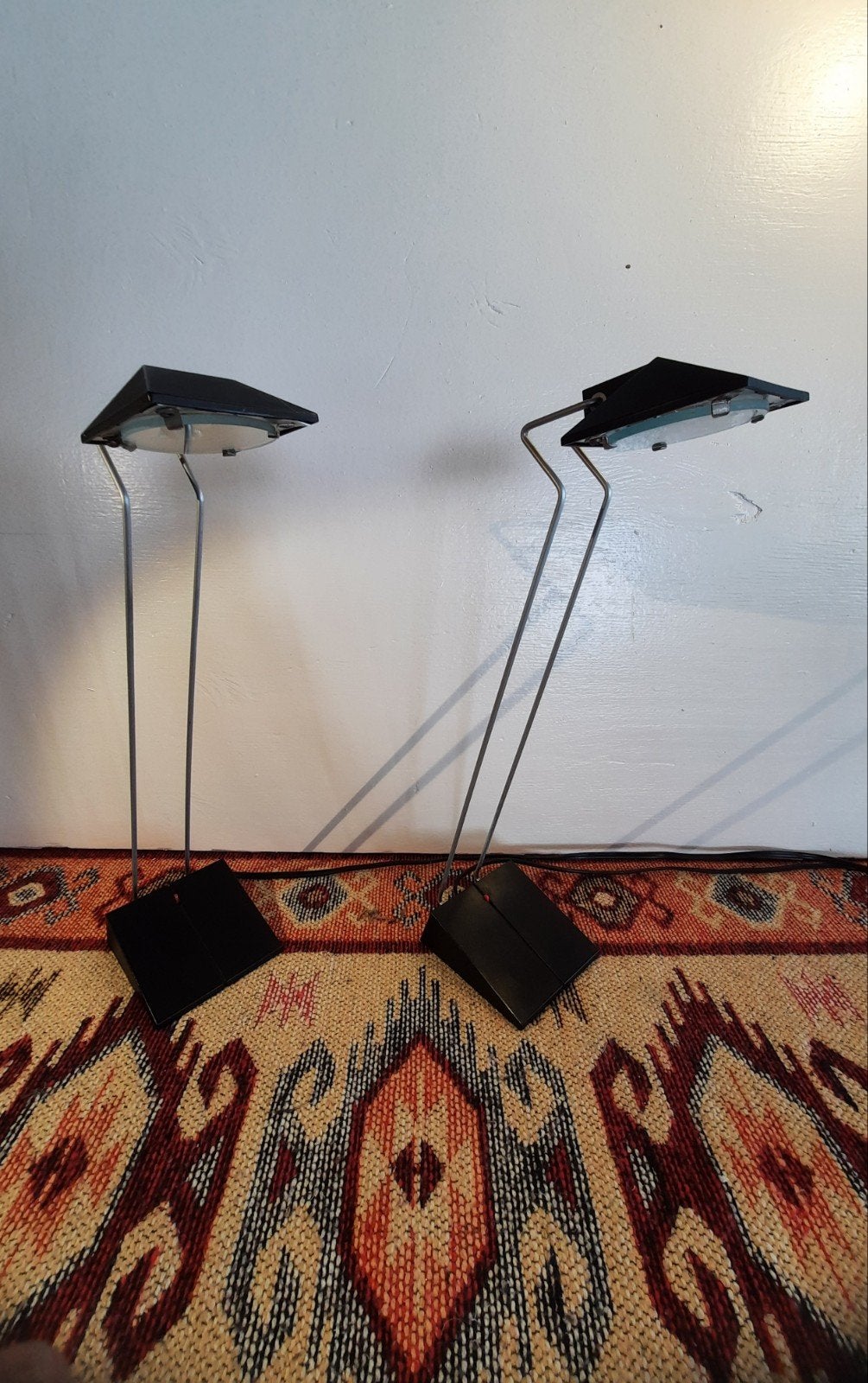 Ikea bureaulamp tafellamp zeldzaam, lees de beschrijving, Minimalistisch, Ophalen of Verzenden, Zo goed als nieuw, Zwart