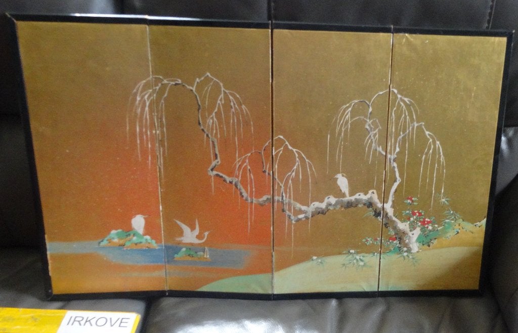 PARAVAN MET VEEL GOUD * Japans *, Verzenden, Overige typen, Handgemaakt, Japan