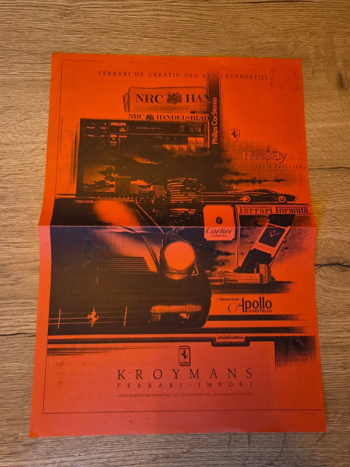 Vintage Ferrari Advertentie NRC Handelsblad, Ophalen of Verzenden, Zo goed als nieuw