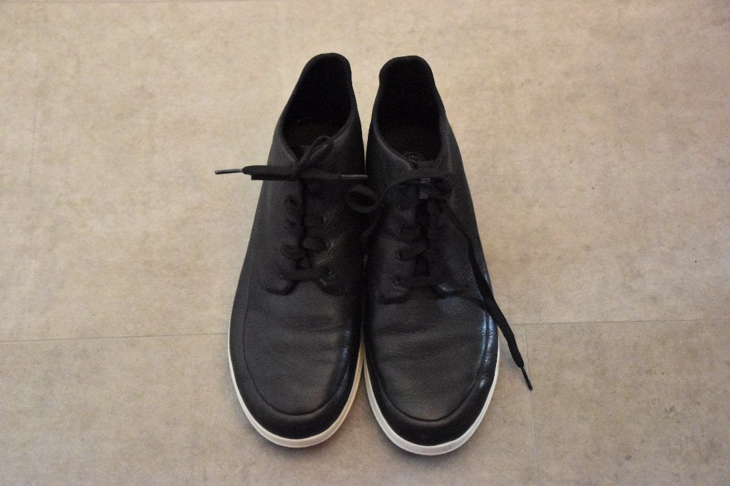 mooie zgan zwarte leren Fitflop schoenen/sneakers mt 42, Zwart, Ophalen of Verzenden, Sneakers of Gympen, Zo goed als nieuw