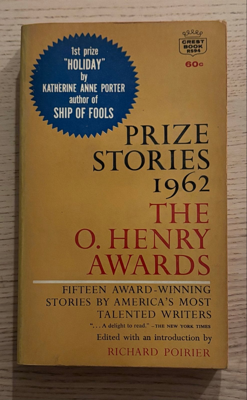 Prize Stories 1962: The O. Henry Awards - Vintage Boek, Ophalen of Verzenden, Gelezen