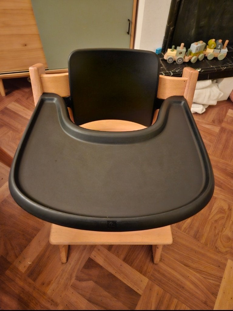 Stokke baby set en tray voor Tripp Trap stoel, Ophalen, Zo goed als nieuw, Overige typen, Afneembaar eetblad