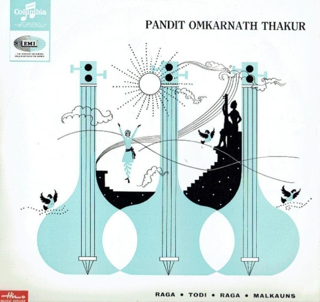 Pandit Omkarnath Thakur – Raga Todi Raga Malkauns, Cd's en Dvd's, Vinyl | Wereldmuziek, Zo goed als nieuw, 12 inch, Ophalen of Verzenden