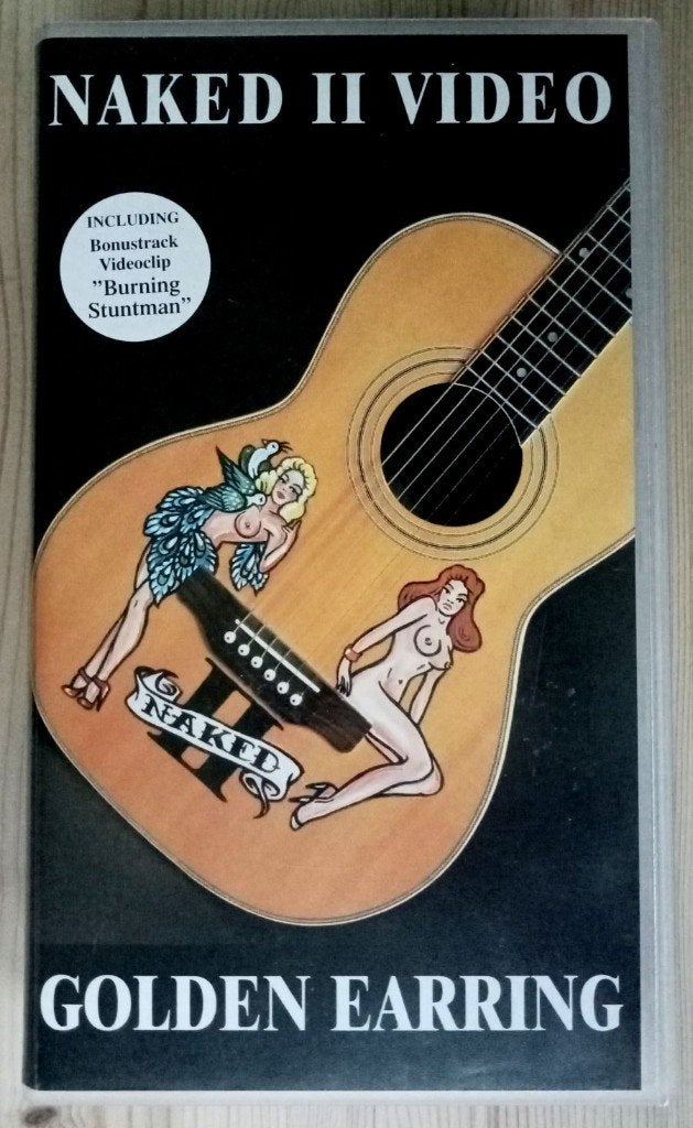 Golden Earring: Naked 2. VHS videoband., Cd's en Dvd's, Alle leeftijden, Ophalen of Verzenden, Zo goed als nieuw