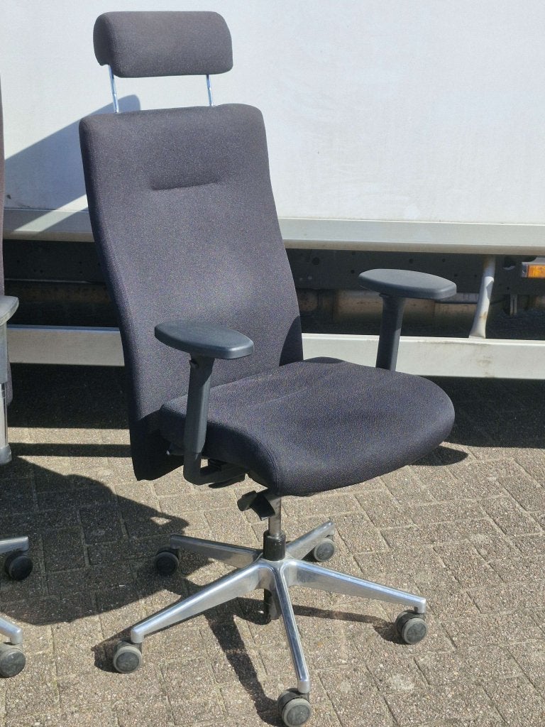 Rovo XP 4030 bureaustoelen extra hoge rugleuning + hoofdsteu, Hinmanweg 3 BE35 7575 BE Oldenzaal, Zwart, Info@rovobenelux.eu, Ophalen of Verzenden