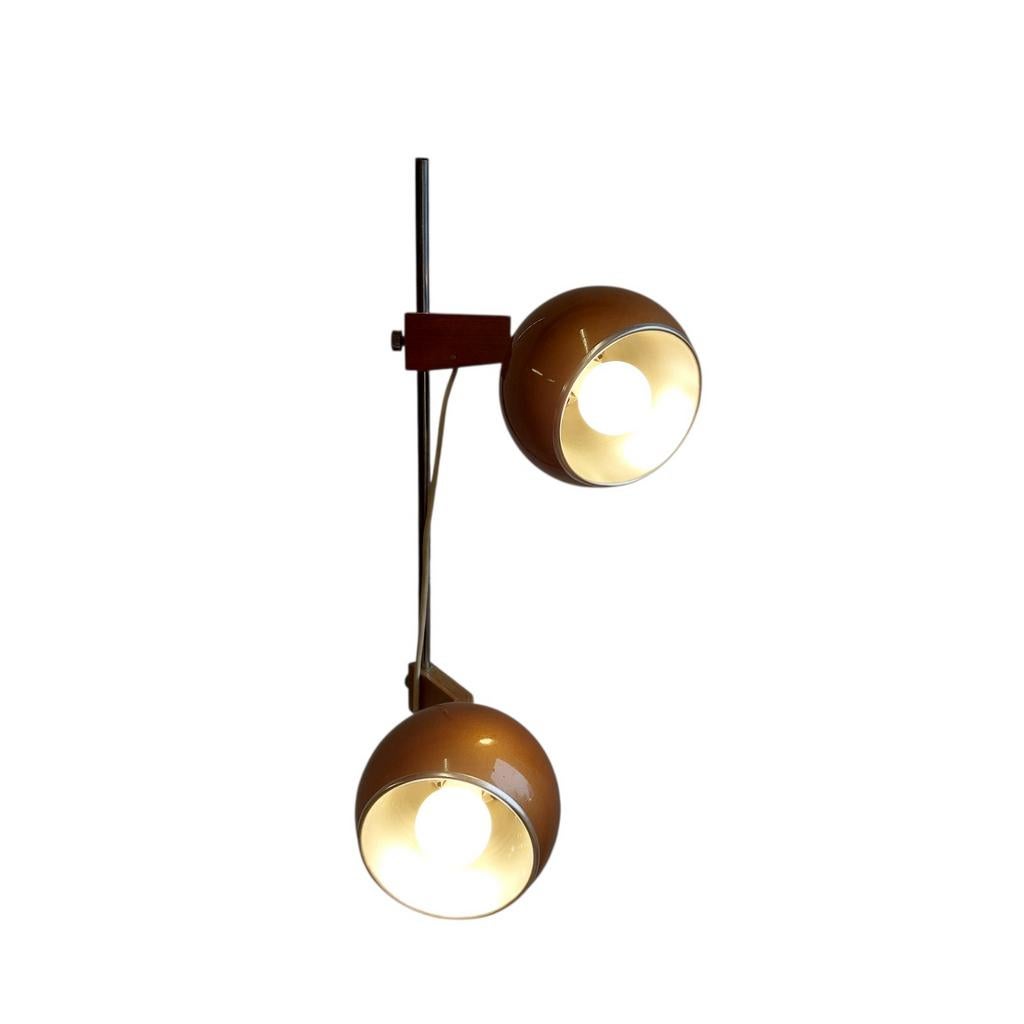 Temde Leuchten vintage vloerlamp en tafellamp (setprijs), Ophalen, Gebruikt, 100 tot 150 cm, Overige materialen