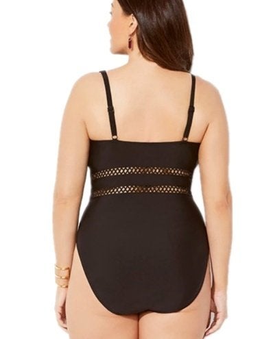 Mooie zwarte nieuwe badpak maat 50-52, Ophalen of Verzenden, Nieuw, Zwart, Lingerie of Zwemkleding