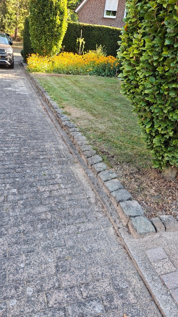 kinderkopjes -tuinafscheiding, Ophalen, Overige materialen, Gebruikt, Kei