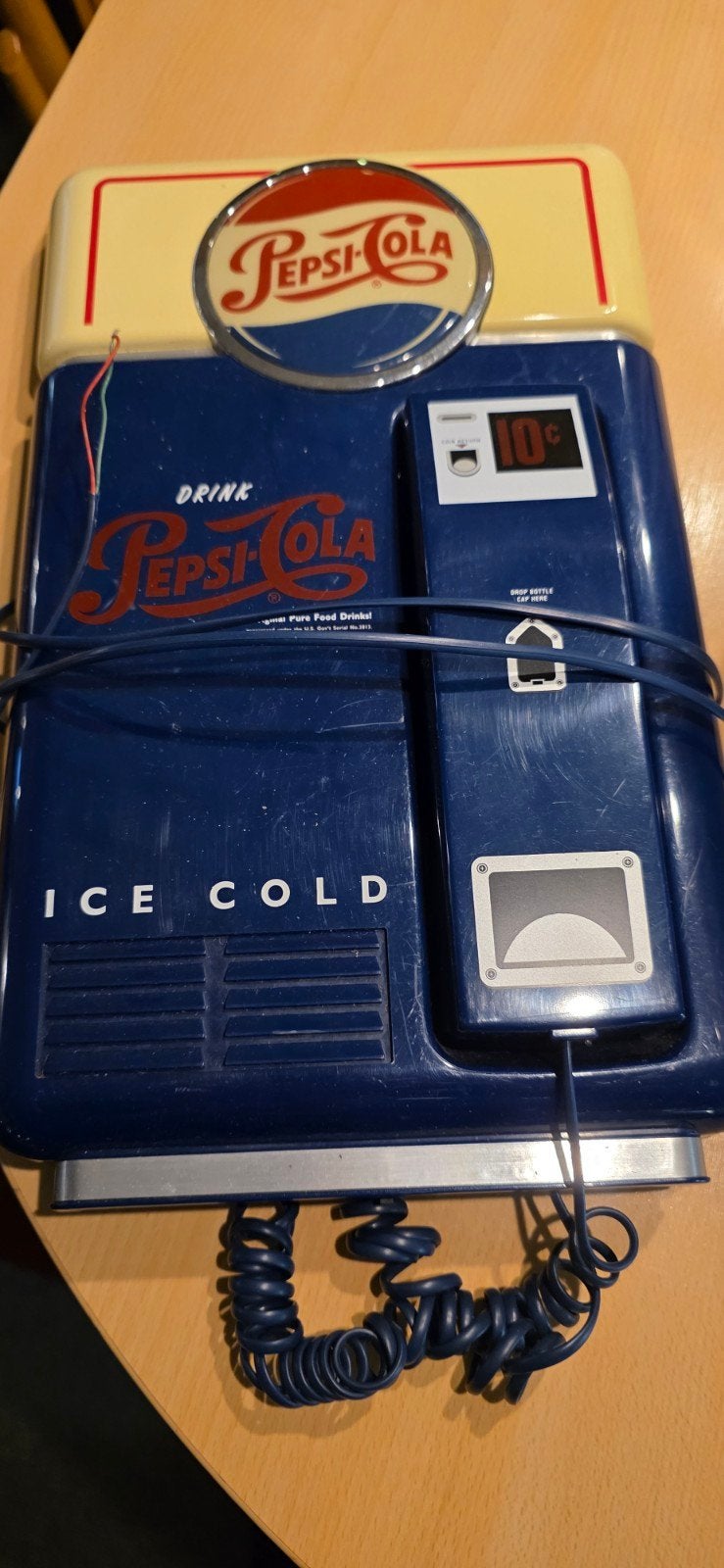 Vintage Pepsi-Cola Telefoon - Decoratief Wandmodel, Ophalen, Gebruikt