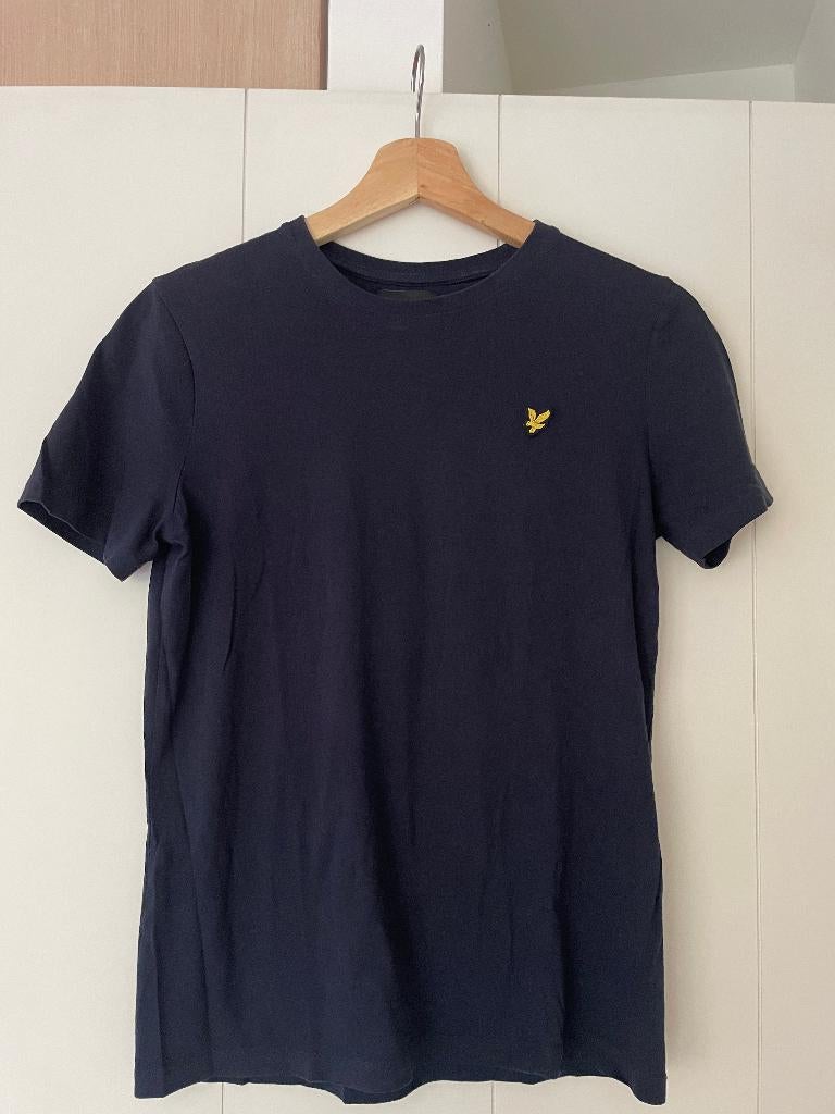 Lyle & Scott t-shirt donkerblauw maat 12-13 years = 152-158, Jongen of Meisje, Lyle & Scott, Ophalen of Verzenden, Zo goed als nieuw