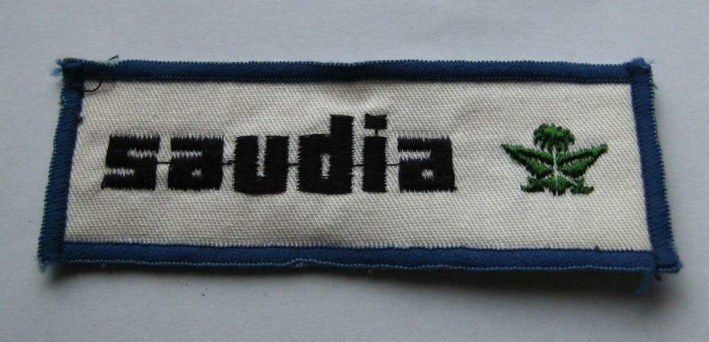 F1 saudia patch badge opnaai embleem vintage, Ophalen of Verzenden, Nieuw, Auto's