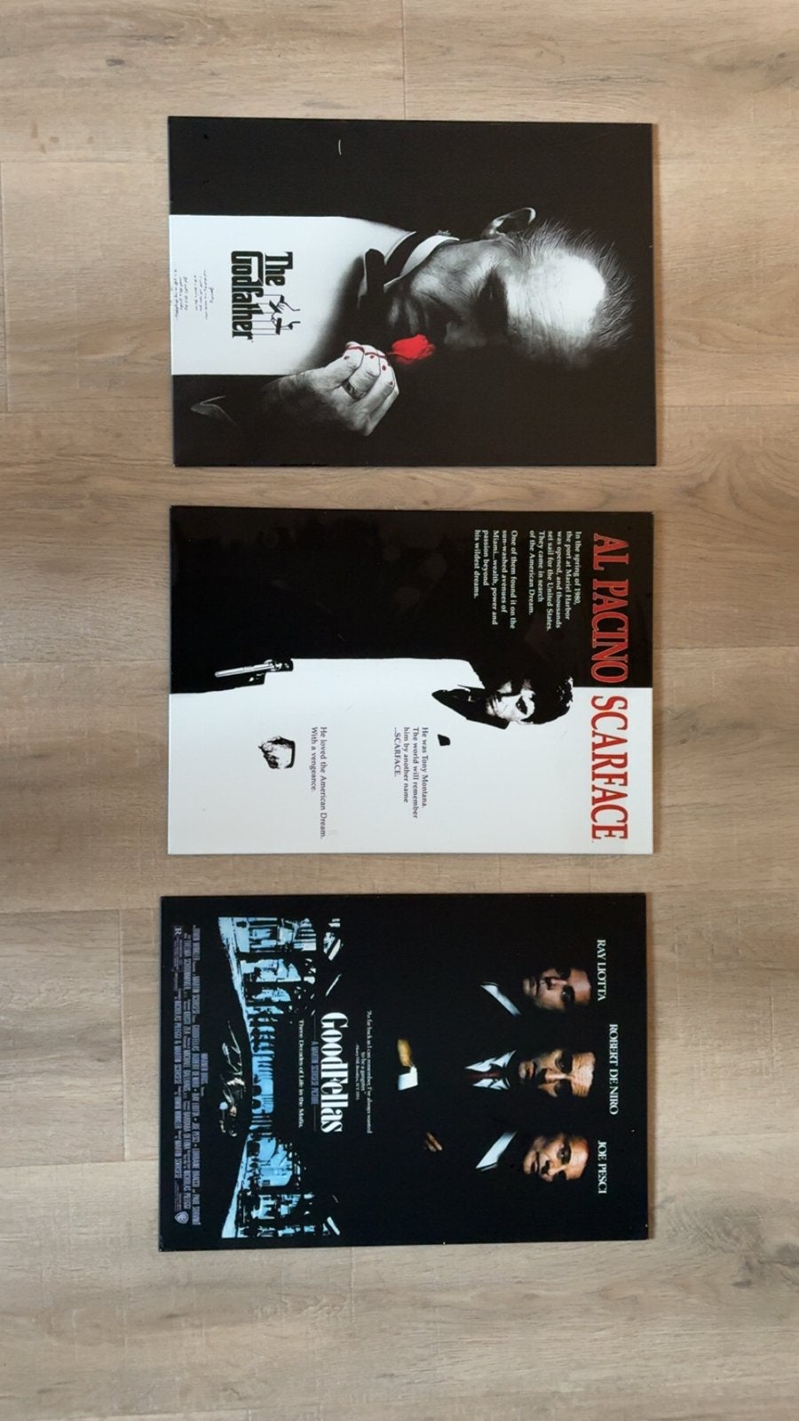 3x Displate metalen poster (31x44 cm), Ophalen of Verzenden, A1 t/m A3, Film en Tv, Rechthoekig Staand