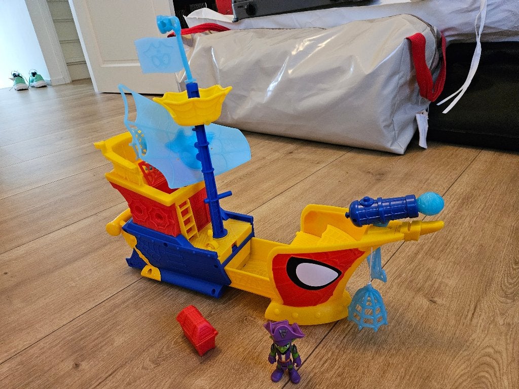 Marvel Water-Webs Ahoy Spidey Piratenschip met Bellen, Ophalen of Verzenden, Jongen of Meisje