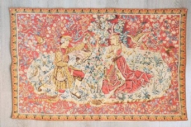 Wand Tapijt/ Kleed Lyon ( Tapisseries Du Lion), Ophalen of Verzenden