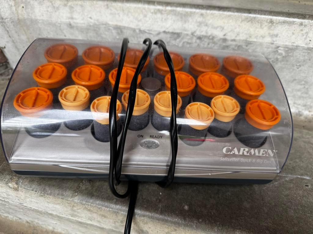 Carmen krul set, Sieraden, Tassen en Uiterlijk, Uiterlijk | Haarverzorging, Ophalen, Zo goed als nieuw, Krultang of Stijltang