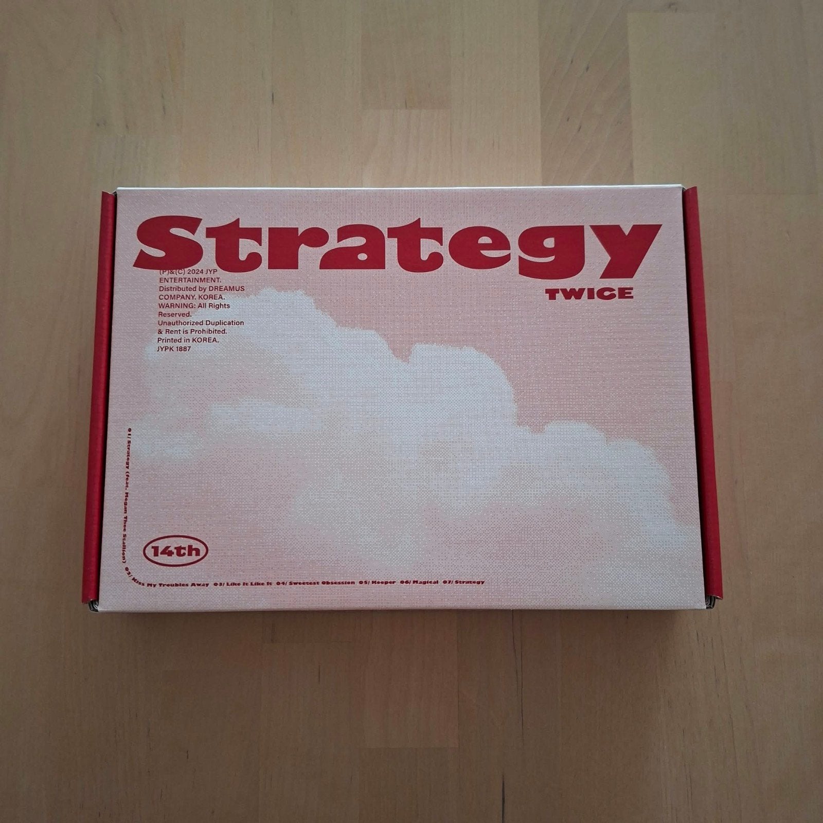 Twice Strategy nr.1 album K-pop, Ophalen of Verzenden, Zo goed als nieuw, Cd of Plaat