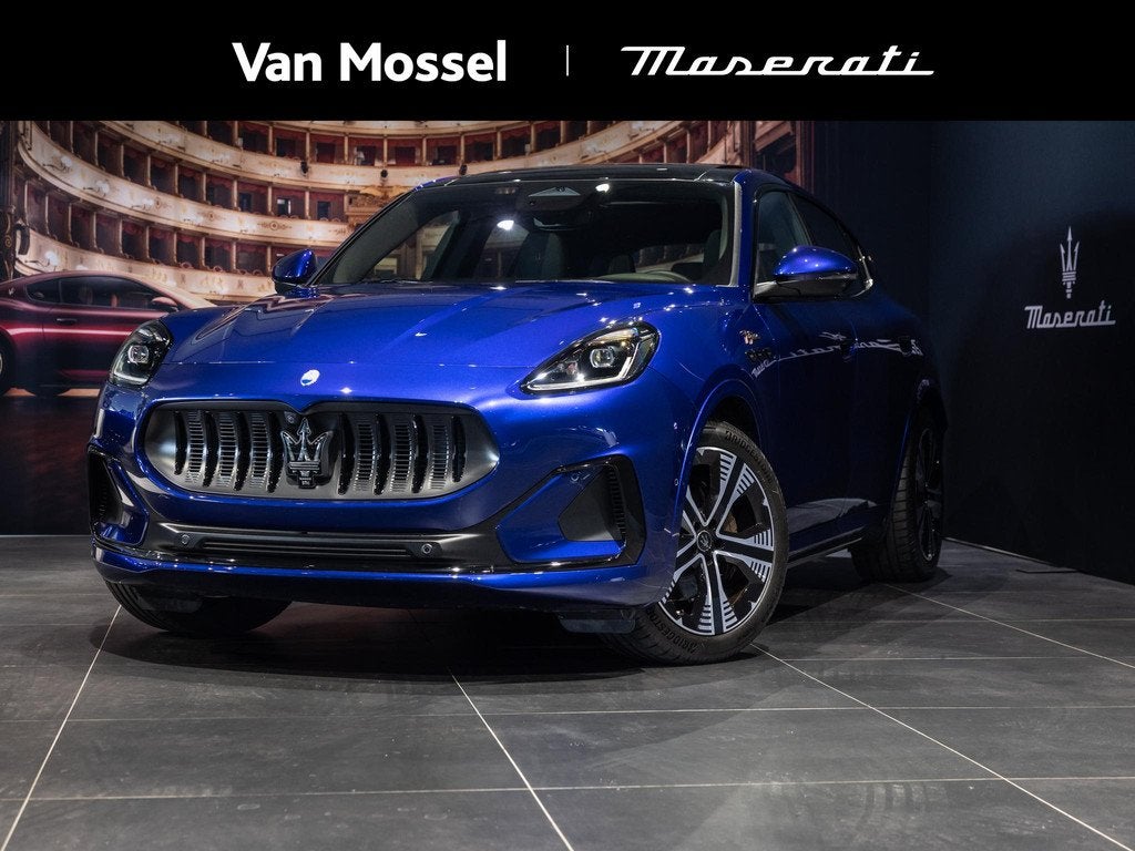 Maserati Grecale AWD Folgore 105kWh | Luchtvering | Sonus Fa, Auto's, Maserati, Automaat, Stof, 1800 kg, Blauw