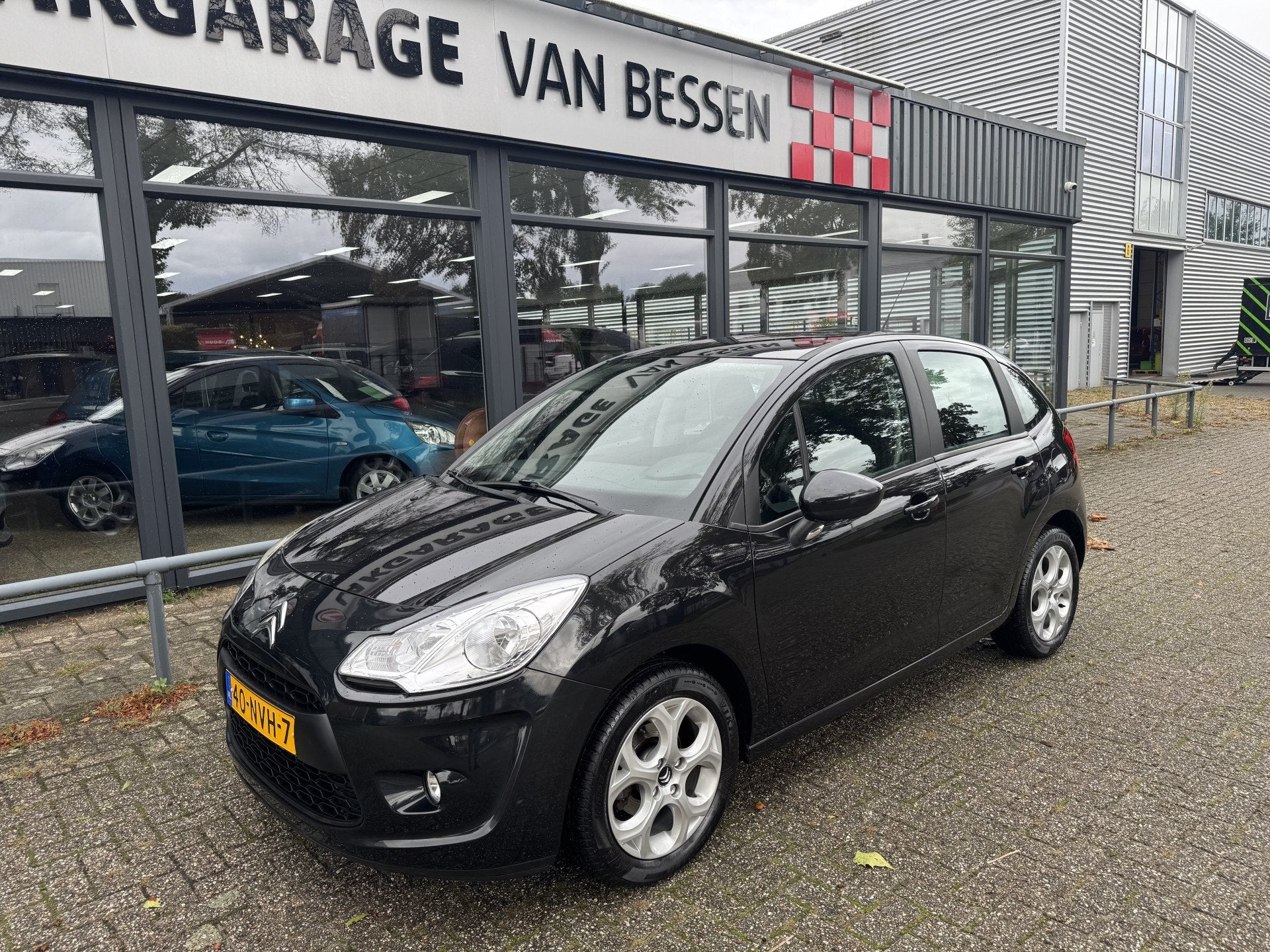 Citroën C3 1.4 Ligne Business CRUISE-CLIMA (bj 2010), Auto's, Voorwielaandrijving, 4 cilinders, Zwart, Origineel Nederlands