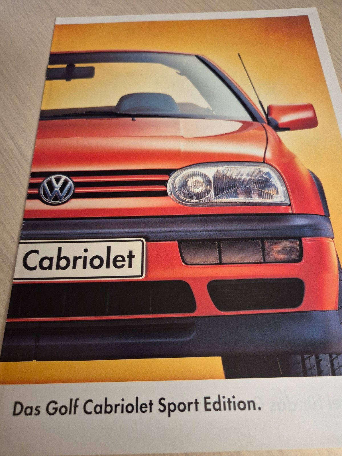1997 Volkswagen Golf 3 cabriolet Sport Edition óók kleuren, Ophalen of Verzenden, Zo goed als nieuw, Volkswagen