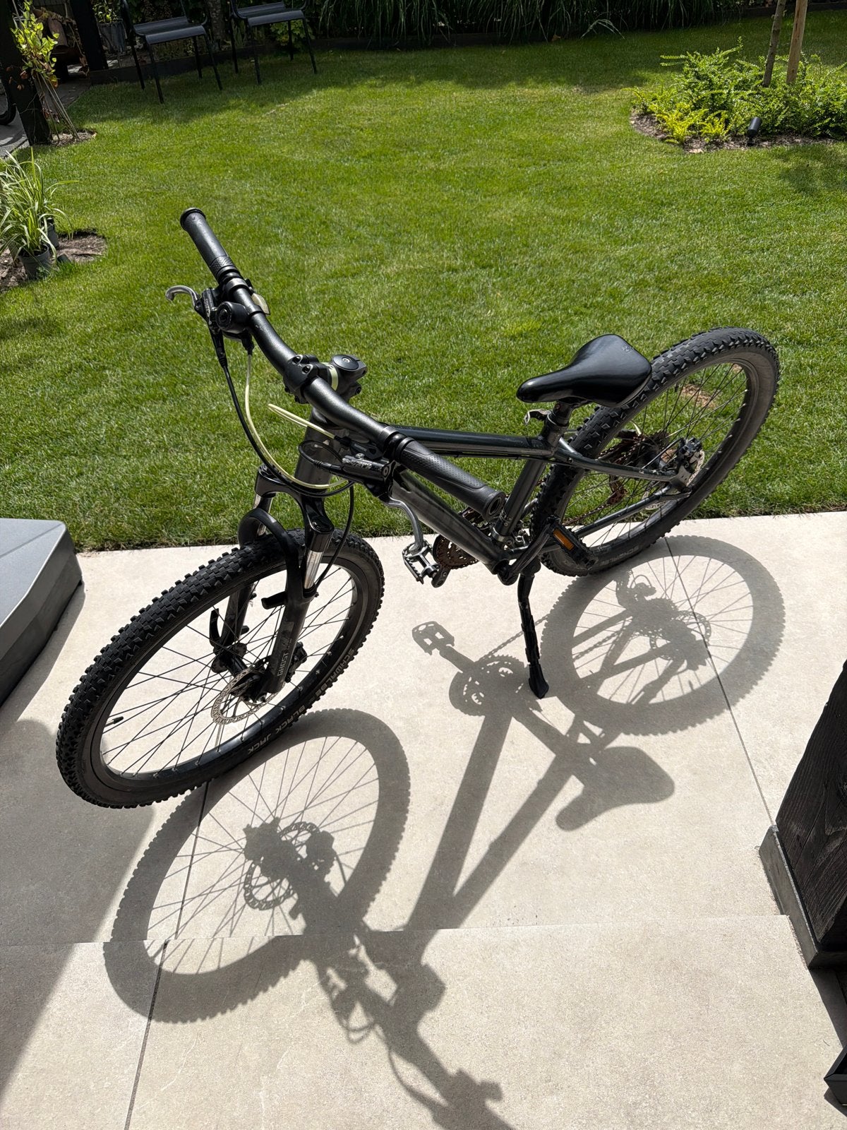 Ghost Mountainbike 16 inch - Zwart kinderfiets, Gebruikt, Hardtail, Heren, Schijfrem